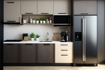 Sleek and Simple: Modern and Minimal Kitchen Interior Design