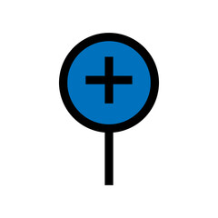 Magnifying glass zoom line icon isolated on white background. Black flat thin icon on modern outline style. Linear symbol and editable stroke. Simple and pixel perfect stroke vector illustration.