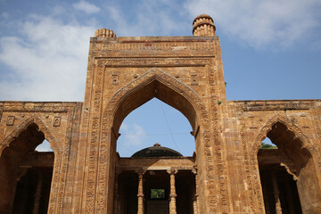 Ruins of Adhai-din-ka-jhonpra mosque  (known as the 2 1/2 day shed relating to the legend that it...