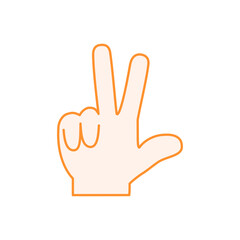 thumb, index finger, middle finger