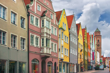 Fototapeta premium Street in Donauworth, Germany