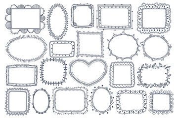 Various styles of text boxes are designed for use in comics and illustrations