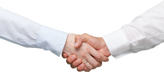 Businessmen shaking hands