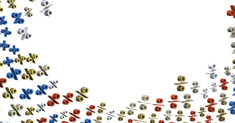 sale digital percent in hand