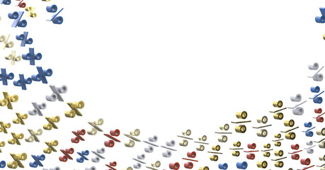 sale digital percent in hand