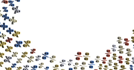 sale digital percent in hand