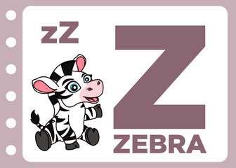 z is for zebra 