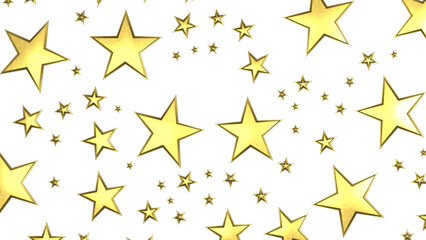 Obraz premium XMAS Stars - golden stars -