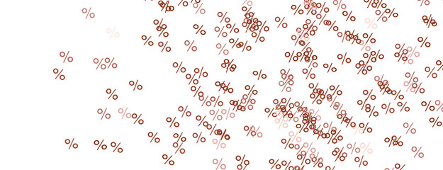 Sales icons floating in the air 3D rendering