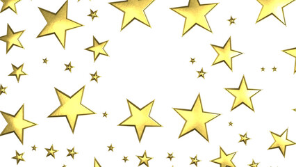 XMAS Stars - golden stars -