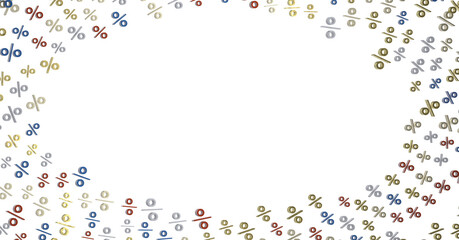 Blurred sale background.