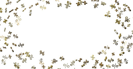 Blurred sale background.