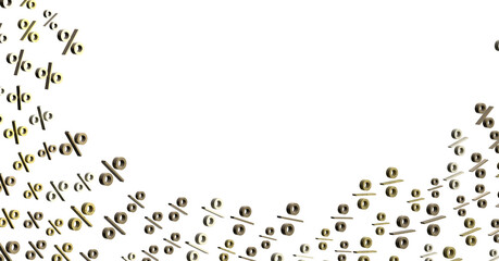 Blurred sale background.