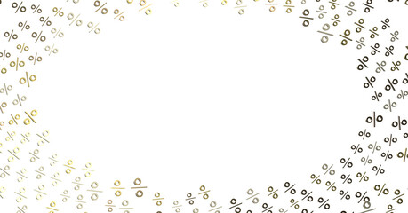 Sales icons floating in the air 3D rendering