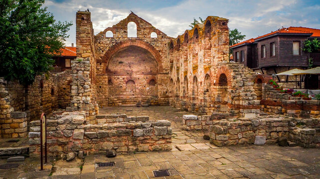 Ancient Ottoman and Roman historical artifacts and houses in Bulgaria
