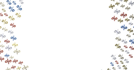 percent sign percentage icon interest rate