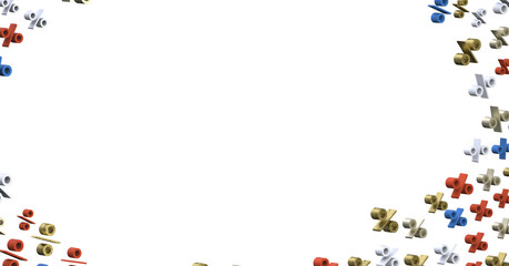 percent sign percentage icon interest rate