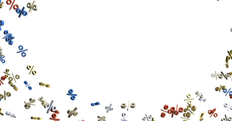 percent sign percentage icon interest rate