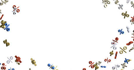 percent sign percentage icon interest rate