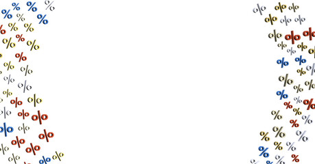 percent sign percentage icon interest rate