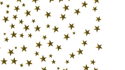 XMAS Stars - Festive christmas card. Isolated illustration white background. -