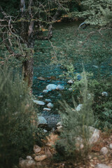 Río verde esmeralda