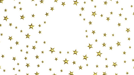 XMAS A gray whirlwind of golden snowflakes and stars. New