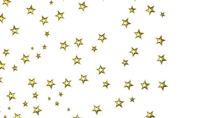 XMAS Stars - A gray whirlwind of golden snowflakes and stars. New