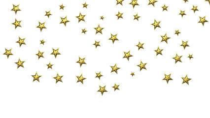 XMAS Stars - A gray whirlwind of golden snowflakes and stars. New