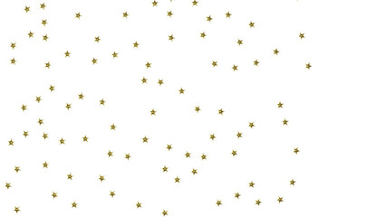 stars. Confetti celebration, Falling golden abstract decoration for party, birthday celebrate,