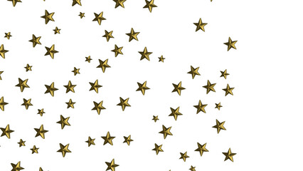 XMAS Stars - Glossy 3D Christmas star icon. Design element for holidays. -