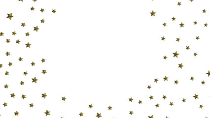 Stars - stars. Confetti celebration, Falling golden abstract decoration for party, birthday celebrate,
