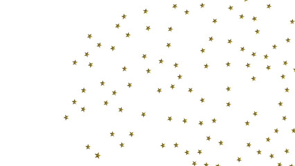 stars. Confetti celebration, Falling golden abstract decoration for party, birthday celebrate,
