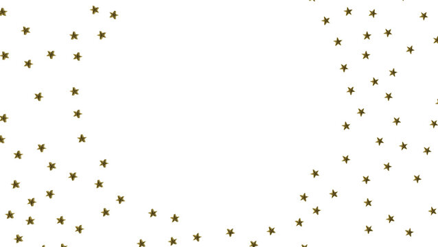 stars. Confetti celebration, Falling golden abstract decoration for party, birthday celebrate,