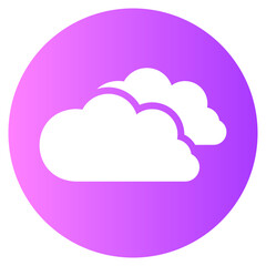 cloud gradient icon