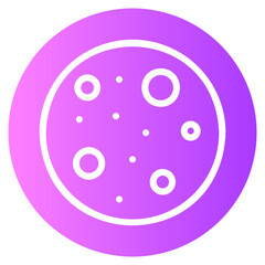 full moon gradient icon