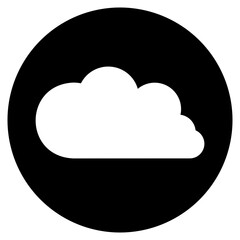 cloud glyph icon