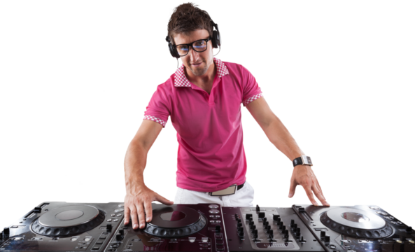 male electronic music dj