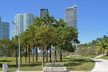Maurice A. Ferre Park, 30-acre public, urban park in downtown Miami, Florida