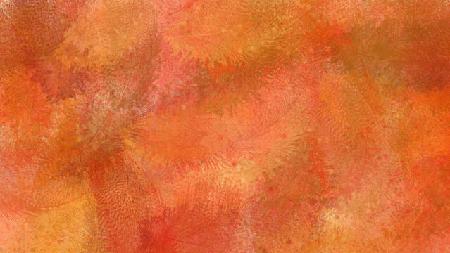 Arri&egrave;re-plan en forme plume rouge orange