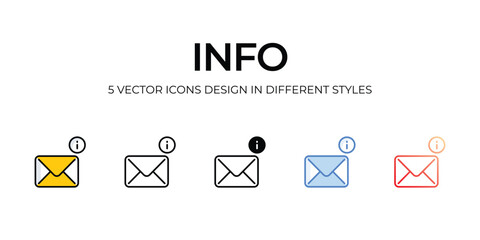 info icons set vector illustration. vector stock,