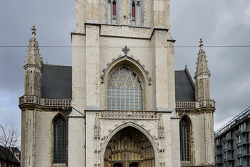 Saint Bavo's Cathedral church in Ghent, Belgium
