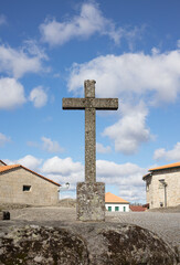 Christian cross, Sanctuary of Nossa Senhora da Lapa, Viseu Portugal
