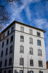 Fototapeta premium Dans les rues du quartier de Montchat à lyon