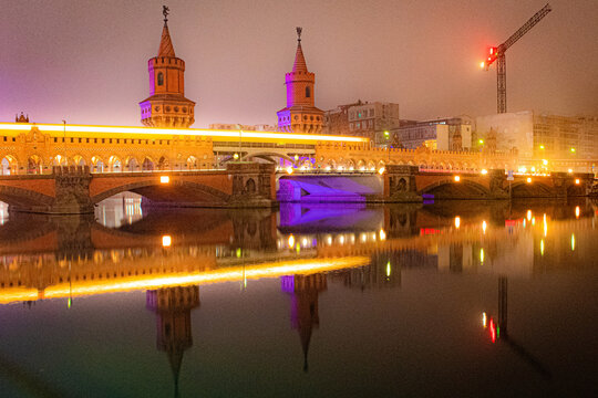 city at night berlin