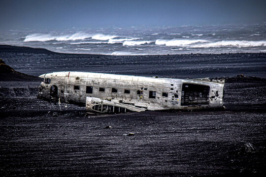 Flugzeugwrack Island