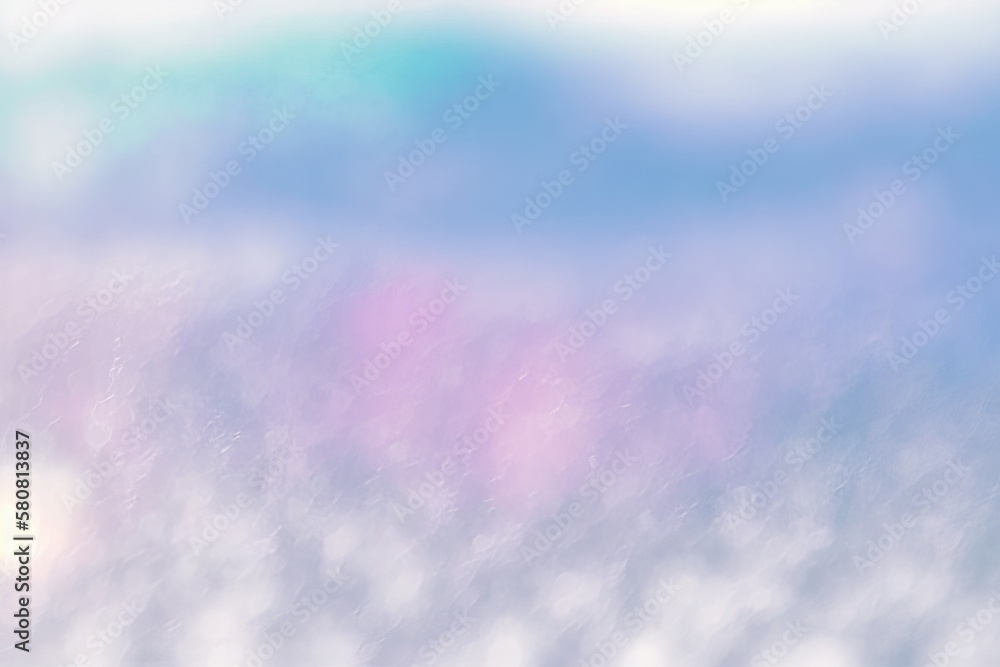 Poster Full color watercolor scribble texture. Abstract watercolor on a white background. Full color abstract watercolor background. Generative ai
