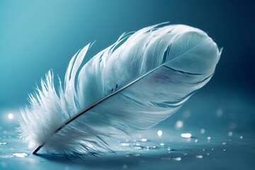 Colorful feathers background, isolated, dividing into multiple feathers created with generative ai technology