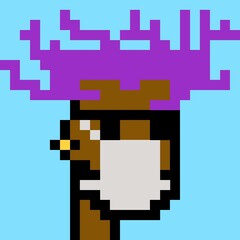 Obraz premium Cartoonish Pixelated Man