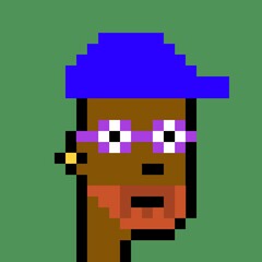 Cartoonish Pixelated Man